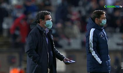 Λύγισε ο πρόεδρος της Μπελενένσες στο ημίχρονο μετά το 7-0 της Μπενφίκα