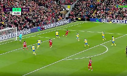 Δεύτερο γκολ του Ζότα για το 2-0 της Λίβερπουλ