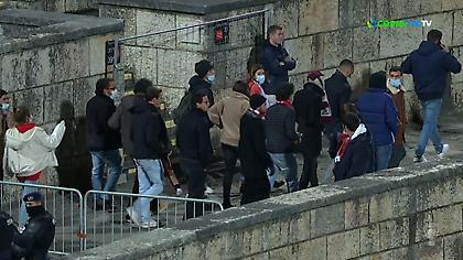 Έφυγαν από το γήπεδο στο ημίχρονο οι οπαδοί της Μπενφικα!