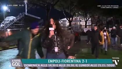 Θλίψη: Οπαδοί της Φιορεντίνα παρενόχλησαν σεξουαλικά γυναίκα δημοσιογράφο σε live μετάδοση!