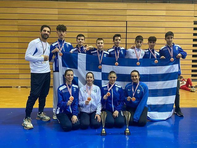 Δεκετρία μετάλλια η Ελλάδα στο βαλκανικό Νέων