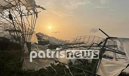 Νότια Ηλεία και Φιλιατρά «στο μάτι» του ανεμοστρόβιλου!