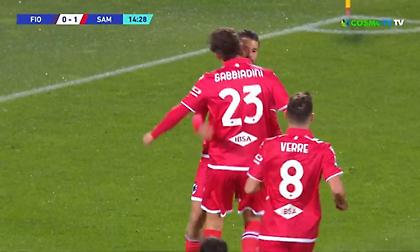 Προβάδισμα της Σαμπντόρια μέσα στο «Αρτέμιο Φράνκι» με γκολ του Γκαμπιαντίνι