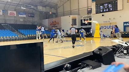 Νικητήριο τρίποντο από τον Κλέι Τόμπσον στην προπόνηση