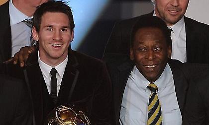 Πελέ: «Δίκαια η βράβευση του Μέσι»