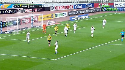 Άγγιξε το 1-0 με Ρότα η ΑΕΚ