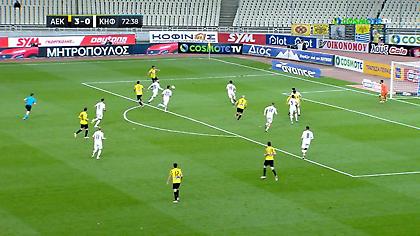 Με Χατζισαφί το 4-0 η ΑΕΚ