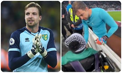 Ο Κρουλ έφτιαξε τη διάθεση ενός μικρού φιλάθλου με αναπηρία