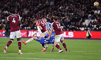Ασύλληπτο ψαλιδάκι του Μοπέ στο 89' για το 1-1 της Μπράιτον!