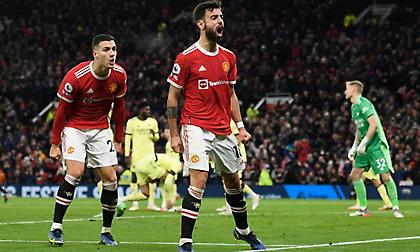 Επιτέλους… γκολ ο Μπρούνο Φερνάντες, ισοφαρίζει σε 1-1 η Μάντσεστερ Γιουνάιτεντ!