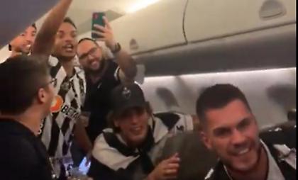 Χαμός και συνθήματα από τους παίκτες της πρωταθλήτριας Ατλέτικο Μινέιρο