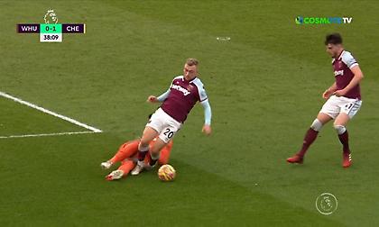 Τρικυμία στην άμυνα της Τσέλσι με απανωτά «δώρα» και 1-1 η Γουέστ Χαμ