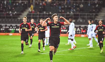 «Τρελή» εξάρα από ημίχρονο της Φράιμπουργκ στην Γκλάντμπαχ!