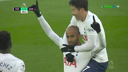 Η «ρουκέτα» του Μόουρα κόντρα στη Νόριτς για το 1-0