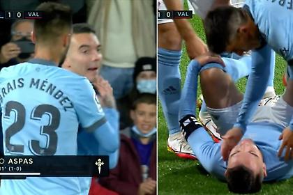 «Γάτα» Άσπας: Τραυματίστηκε στο γκολ και έβγαλε τη φανέλα του για να συμπληρώσει κάρτες