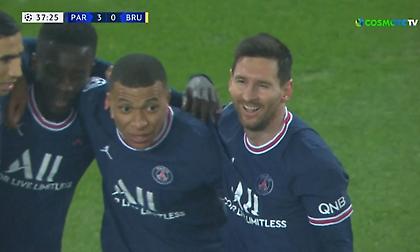 Τρίτο «χτύπημα» της Παρί με τέλειο πλασέ του Μέσι