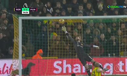 Τρομερή εκτίναξη και επέμβαση Ντε Χέα στο σουτ του Πούκι