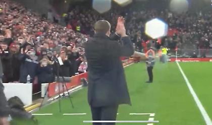 Αποθέωση για τον Τζέραρντ στην επιστροφή του στο «Άνφιλντ»