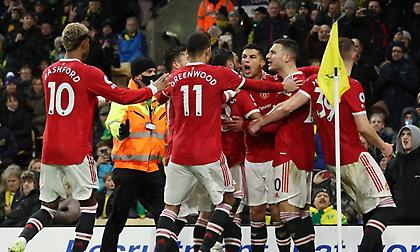 Τα highlights από τη νίκη της Γιουνάιτεντ κόντρα στη Νόριτς