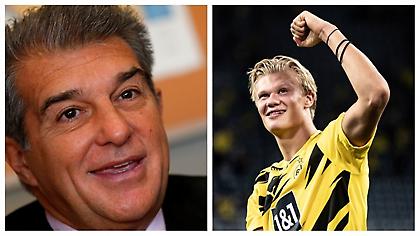 Μπαρτσελόνα: Τα είπαν για Χάαλαντ οι Λαπόρτα και Ραϊόλα