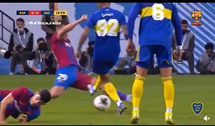 «Αλήτικη» ποδιά του Αλμένδρα της Μπόκα κόντρα στην Μπαρτσελόνα