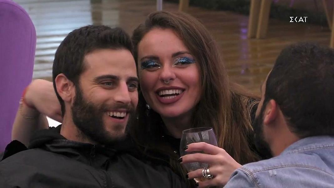 Big Brother: Έπεσε το φιλί ανάμεσα σε Ευδοκία και Νίκο