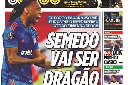 O Jogo: «Έτοιμος για Πόρτο ο Σεμέδο-Πώς θα γίνει το deal»
