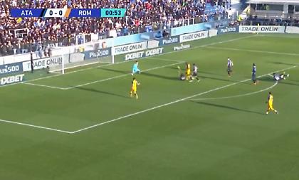 «Πάγωσε» το Μπέργκαμο στα 56 δευτερόλεπτα η Ρόμα!