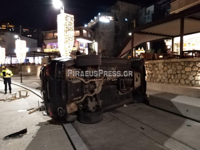 Μικρολίμανο: Απίστευτο τροχαίο με αυτοκίνητο!