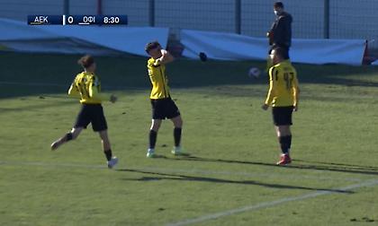 Προβάδισμα από τα... αποδυτήρια για την ΑΕΚ Β' με Χριστόπουλο