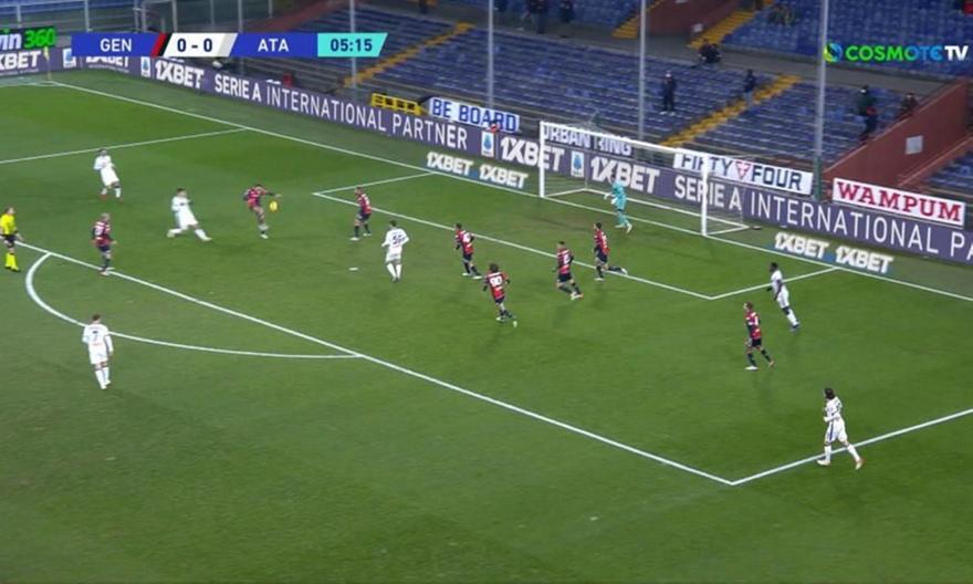 Τζένοα-Αταλάντα: Τα highlights του ματς