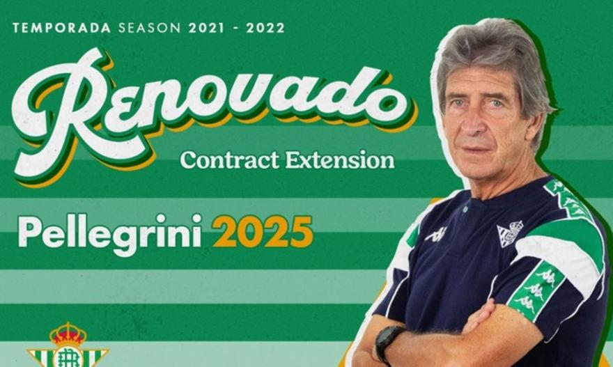 Μπέτις: Συμβόλαιο μέχρι το 2025 στον Πελεγκρίνι