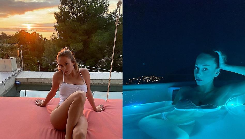 «Φωτιά» στην πισίνα η Έστερ Εξπόζιτο