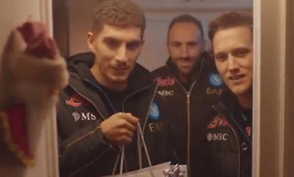 «Θα καλέσουμε όποιον θες»: Το υπέροχο video της Νάπολι για τα Χριστούγεννα