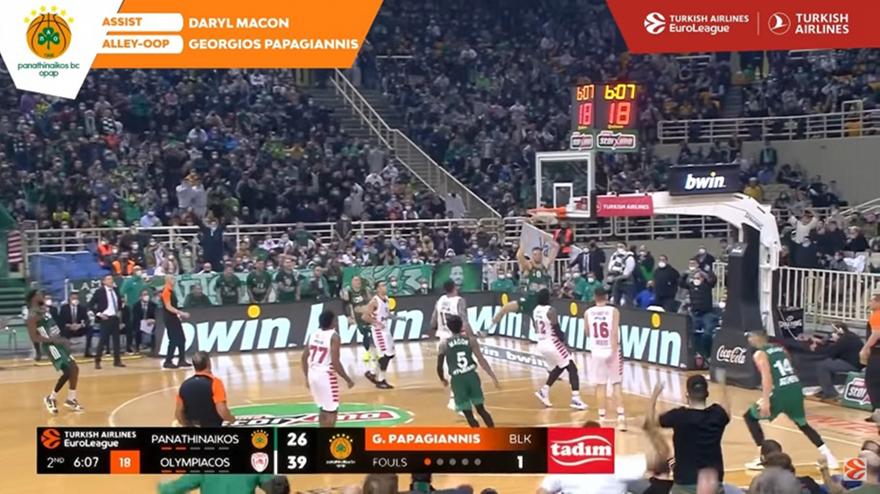 Με διπλό Παπαγιάννη το Top10 της Ευρωλίγκας