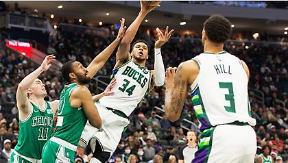 Μυθική ανατροπή Μπακς κόντρα σε Σέλτικς με Γιάννη ανεπηρέαστο από τον Covid