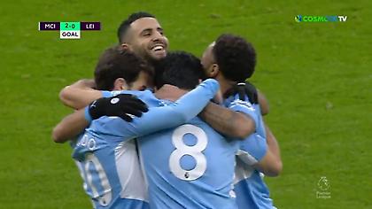 Ξεχειλώνει το σκορ η Σίτι, 4-0 τη Λέστερ στο ημίχρονο!