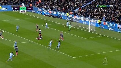 Μάντσεστερ Σίτι - Λέστερ: Όλα τα γκολ στο παιχνίδι