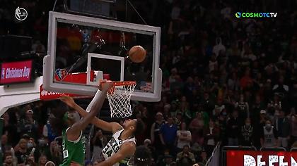 Η φοβερή τάπα του Γιάννη που σφράγισε τη νίκη των Μπακς