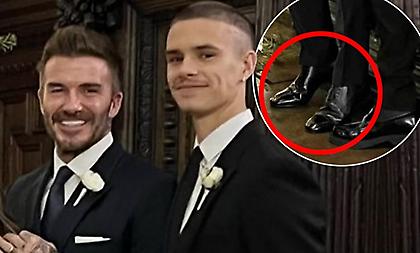 Μπέκαμ, κλέβεις: Φωτογραφήθηκε οικογενειακώς σηκωμένος στις μύτες των παπουτσιών του