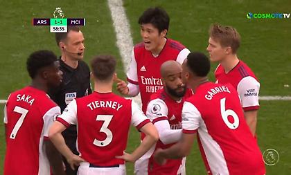 Κόκκινη κάρτα στον Μαγκαλιάες και τρομερά παράπονα στον διαιτητή!