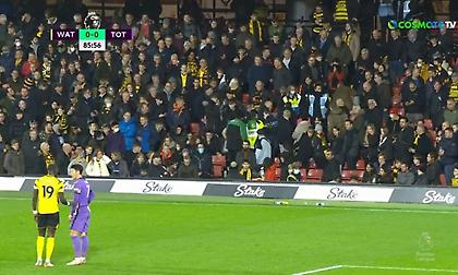 Διακόπηκε προσωρινά το Γουότφορντ-Τότεναμ για ιατρικό περιστατικό στις κερκίδες