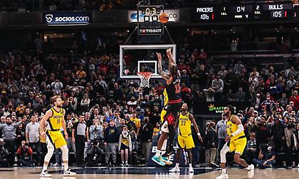 Νίκη με μυθικό buzzer-beater τρίποντο του ΝτεΡόζαν για τους Μπουλς επί των Πέισερς