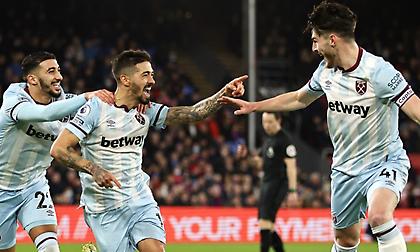 Πέναλτι με χέρι ο Μιλιβόγεβιτς και 3-0 η Γουέστ Χαμ στο ημίχρονο την Πάλας!