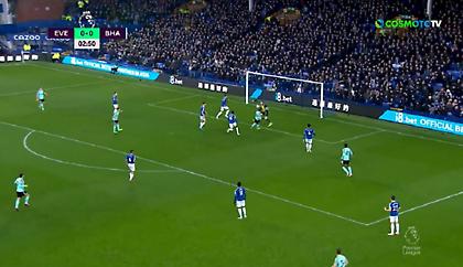 Υπέροχη συνεργασία και 1-0 η Μπράιτον στο «Γκούντισον Παρκ»