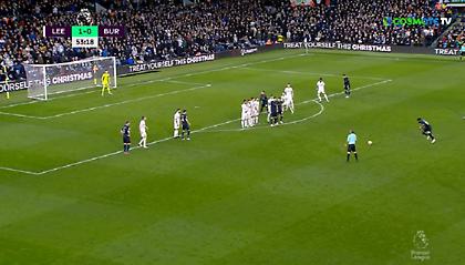 Φαουλάρα του Κορνέ για το 1-1 της Μπέρνλι!