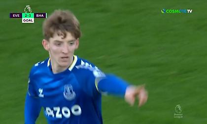 Δεύτερο γκολ του Γκόρντον, έβαλε ξανά στο ματς την Έβερτον