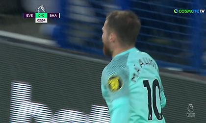 Τα highlights από τη ματσάρα Έβερτον-Μπράιτον