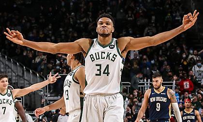 Γιάννης Αντετοκούνμπο: Το εντυπωσιακό τριπλ-νταμπλ