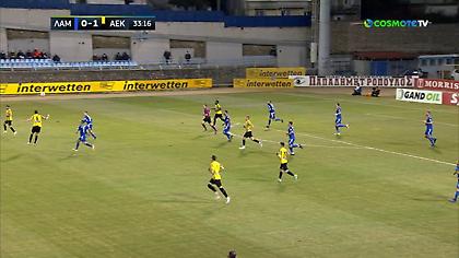 Κοντά στο 0-2 η ΑΕΚ με Σιμάνσκι και Άμραμπατ